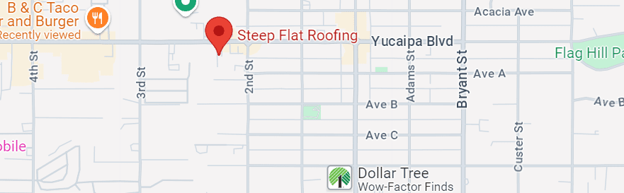 Steep Flat Roofing